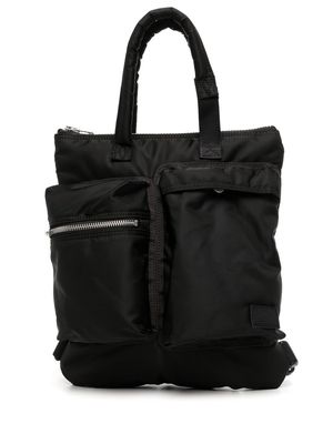 sacai small cargo-pocket backpack - Black