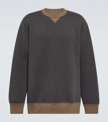 Sacai Sponge cotton-blend sweatshirt