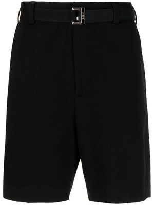 sacai tailored cotton shorts - Black