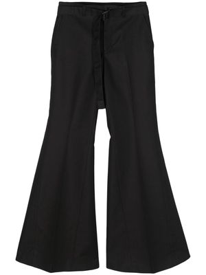 sacai tailored flared trousers - Black