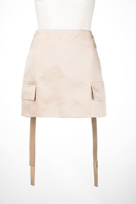sacai tassel-detail mini skirt - Neutrals