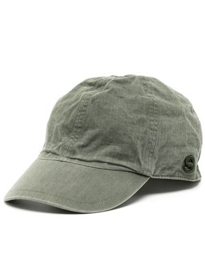 sacai textured baseball cap - Green