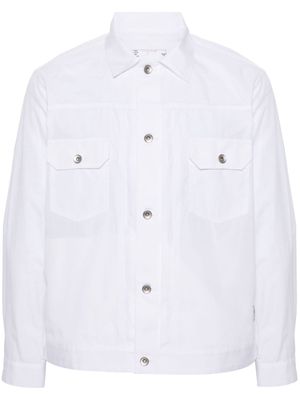 sacai Thomas Mason cotton shirt jacket - White