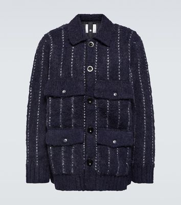 Sacai Wool-blend blouson jacket