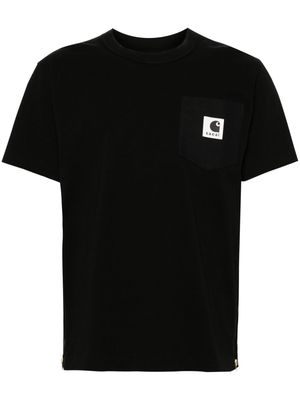 sacai x Carhartt WIP cotton T-shirt - Black