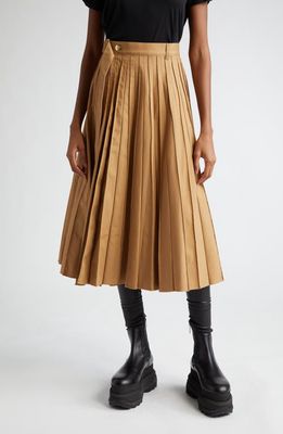 Sacai x Carhartt WIP Pleated Skirt in Beige
