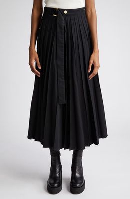Sacai x Carhartt WIP Pleated Skirt in Black