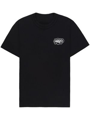 sacai x Eric Haze Onekindword-print T-shirt - Black