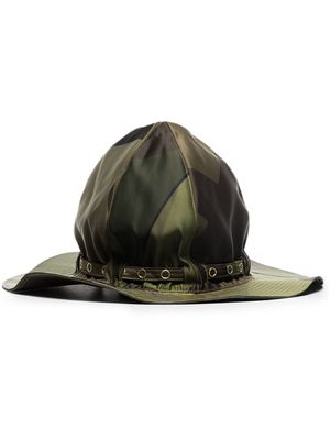 sacai x KAWS mountain metro hat - Green
