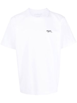 sacai x Madsaki slogan-print T-shirt - White