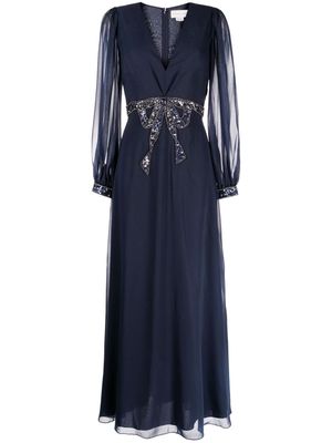 Sachin & Babi Ramsey sequin-embellished gown - Blue