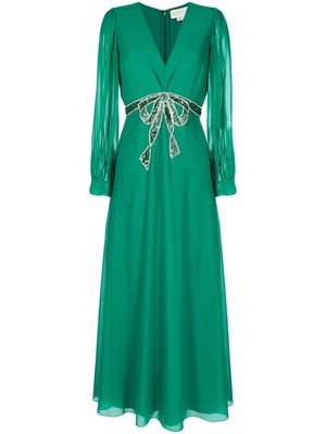 Sachin & Babi Ramsey sequin-embellished gown - Green