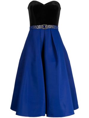 Sachin & Babi Siobhan two-tone design dress - Blue