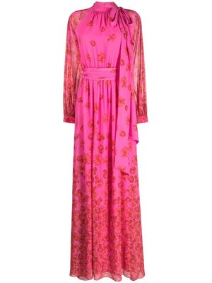 Sachin & Babi Vera floral-print gown - Pink
