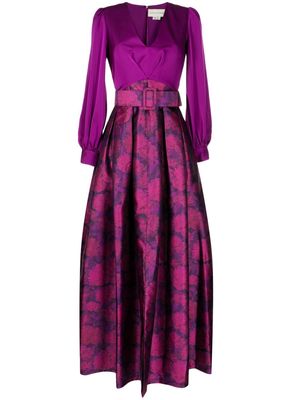 Sachin & Babi Zoe pleated-skirt dress - Purple