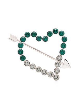 SafSafu Cupido heart-shaped earrings - Silver