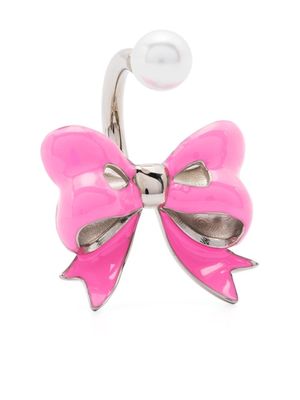SafSafu Keep It Cute bow-detail earring - Pink
