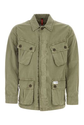 Sage Green Cotton Jungle Jacket Fay