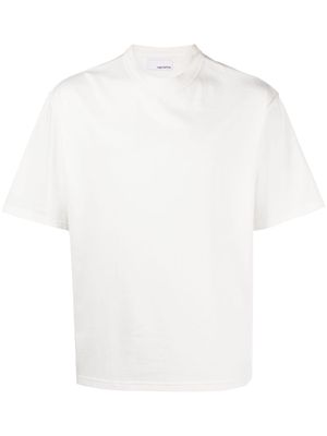 SAGE NATION Flat Lock stitch cotton T-shirt - White
