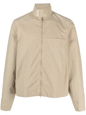 SAGE NATION high-neck zip-up jacket - Neutrals