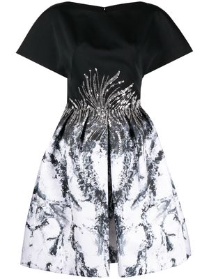 Saiid Kobeisy bead-embellishment dress - Black
