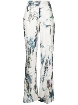 Saiid Kobeisy sequin embellished pants - Multicolour