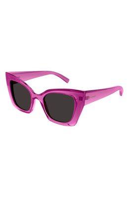 Saint Laurent 51mm Cat Eye Sunglasses in Pink