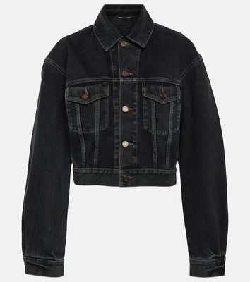 Saint Laurent '80s cropped denim jacket