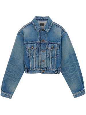 Saint Laurent 80's vintage denim jacket - Blue