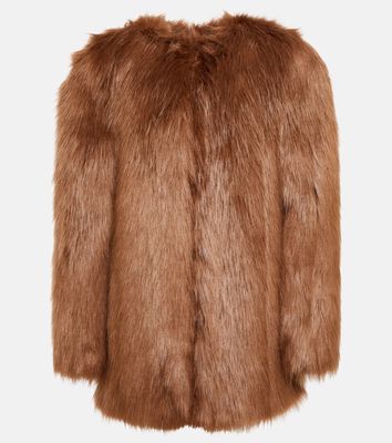 Saint Laurent Animal-free fur jacket
