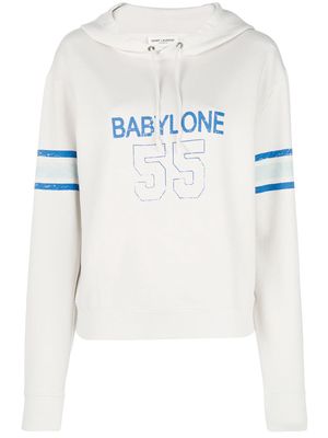 Saint Laurent Babylone 55 hoody - Neutrals