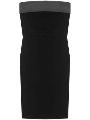 Saint Laurent bandeau tube dress - Black
