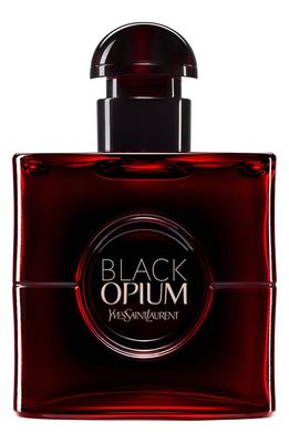 Saint Laurent Black Opium Eau de Parfum Over Red