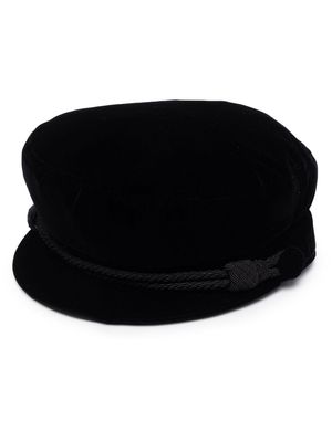 Saint Laurent Casquette de Marin velvet hat - Black