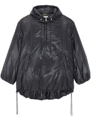 Saint Laurent Cassandre padded hooded jacket - Black