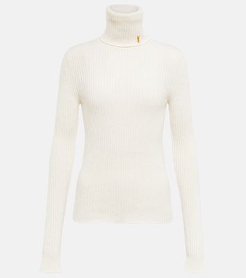 Saint Laurent Cassandre wool-blend turtleneck sweater