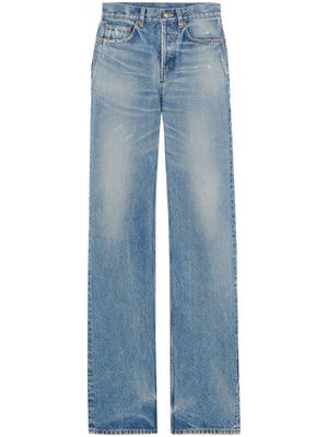 Saint Laurent Charlotte straight-leg jeans - Blue