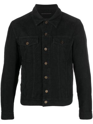 Saint Laurent corduroy button-up jacket - Black