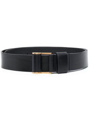 Saint Laurent Corset leather belt - Black