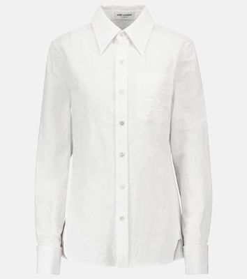 Saint Laurent Cotton and linen shirt