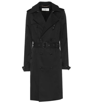 Saint Laurent Cotton-blend trench coat