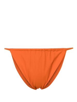 Saint Laurent curtain bikini bottom - Orange