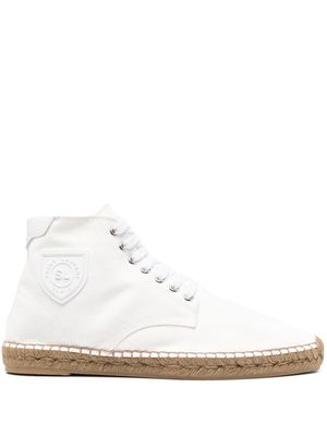 Saint Laurent Damon high-top espadrilles - White