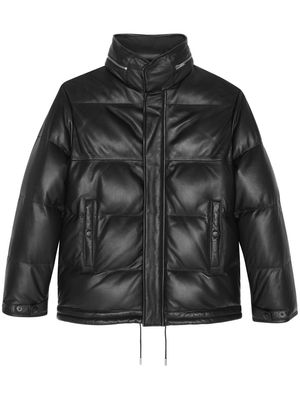 Saint Laurent down-padded lambskin jacket - Black