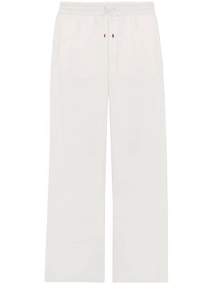 Saint Laurent drawstring cotton track pants - White