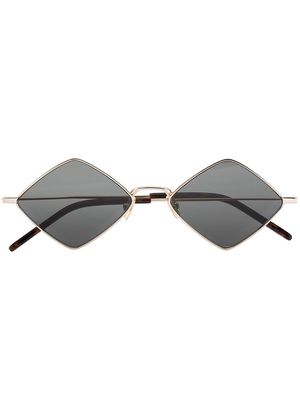 Saint Laurent Eyewear Lisa diamond-frame sunglasses - Gold