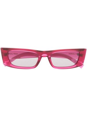 Saint Laurent Eyewear rectangle-frame sunglasses - Pink