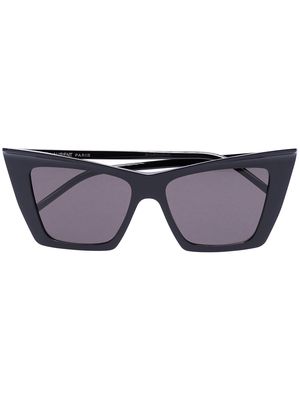 Saint Laurent Eyewear sharp cat eye sunglasses - Black