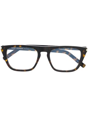 Saint Laurent Eyewear SL 242 square-frame glasses - Brown