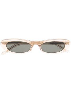 Saint Laurent Eyewear SL 557 oval sunglasses - Neutrals